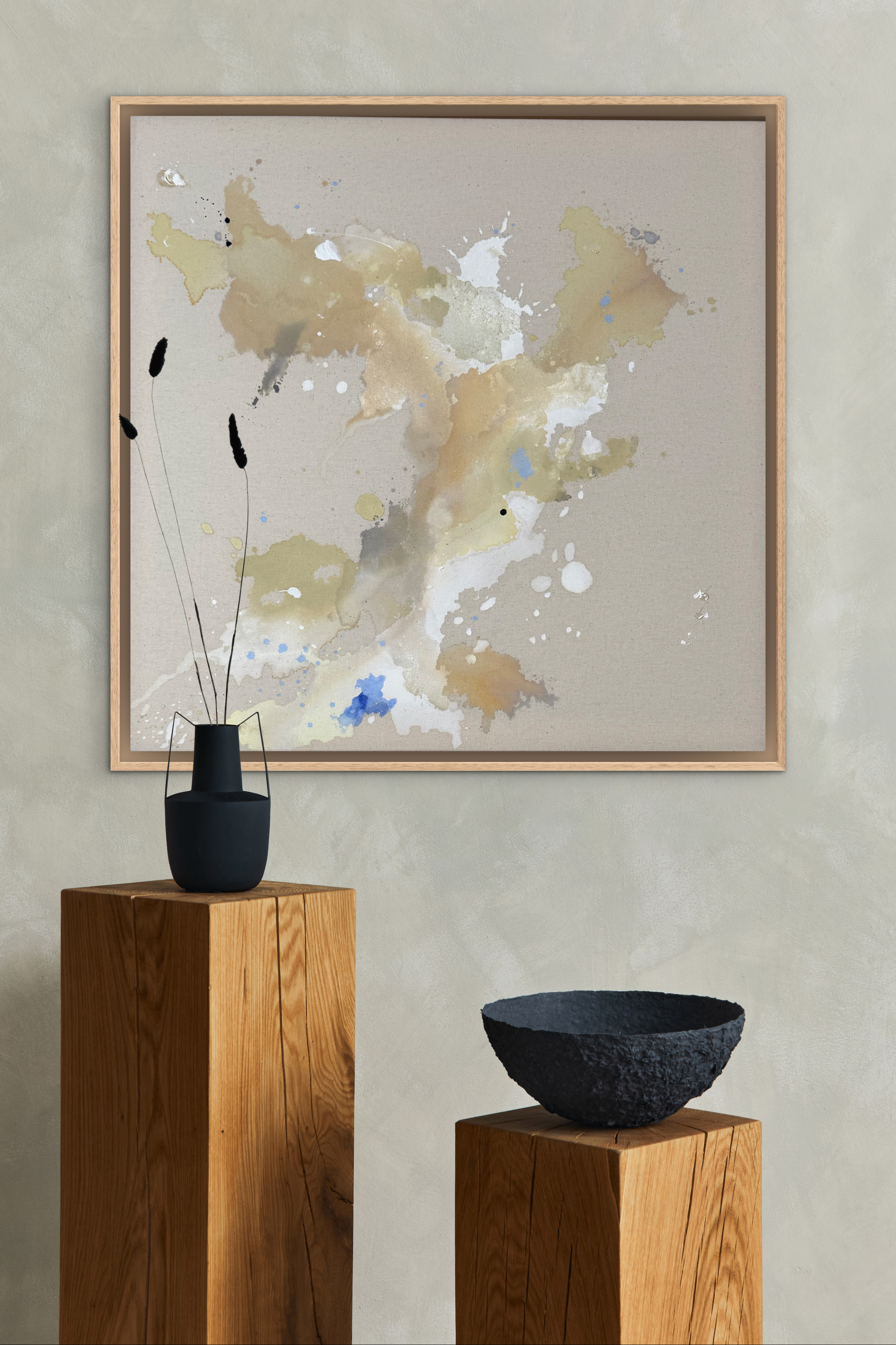 Winterliebe II, 2026, Acryl auf roher Baumwollleinwand, Ansicht 4